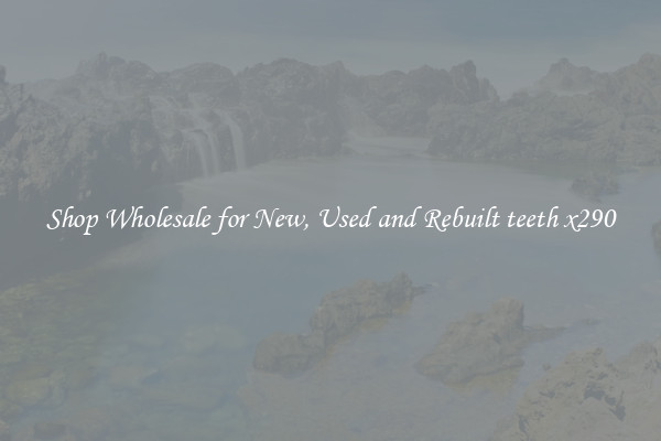 Shop Wholesale for New, Used and Rebuilt teeth x290