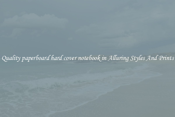 Quality paperboard hard cover notebook in Alluring Styles And Prints