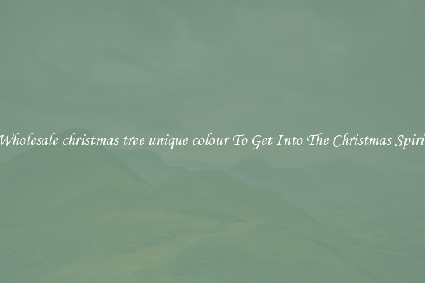 Wholesale christmas tree unique colour To Get Into The Christmas Spirit