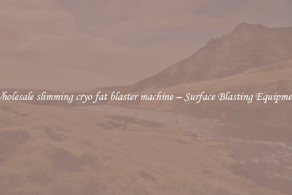  Wholesale slimming cryo fat blaster machine – Surface Blasting Equipment 