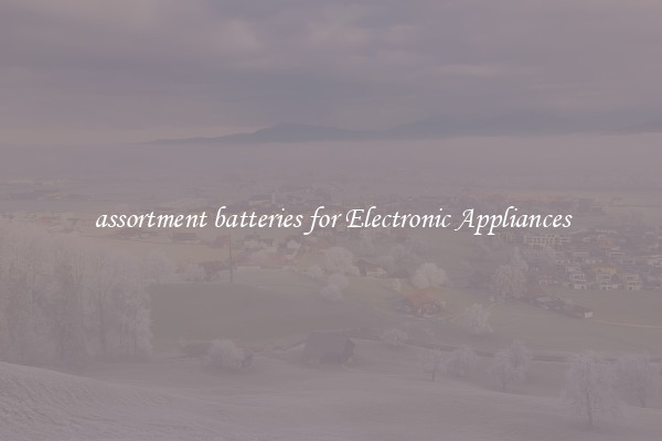 assortment batteries for Electronic Appliances