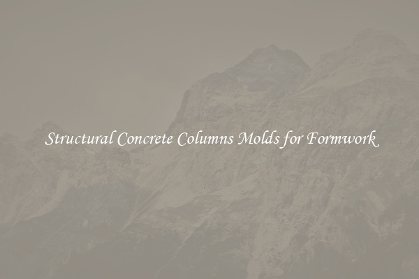 Structural Concrete Columns Molds for Formwork