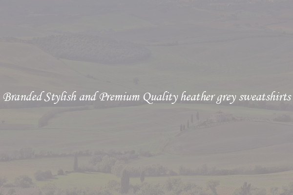 Branded Stylish and Premium Quality heather grey sweatshirts