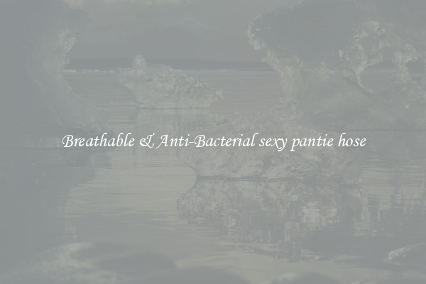 Breathable & Anti-Bacterial sexy pantie hose